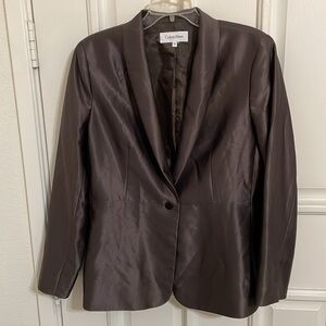 Satin blazer jacket sz 12